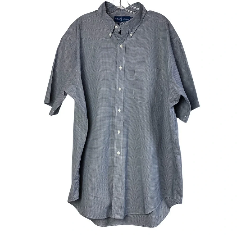 RALPH Lauren Blue Label Short Sleeve Button Up Shirt